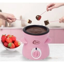 Bestron Fondue Au Chocolat Compact 25 W Sweet Dreams Rose -Smeg Shop 780268 2 1 Fondue au chocolat compact 25 W Sweet Dreams rose Bestron
