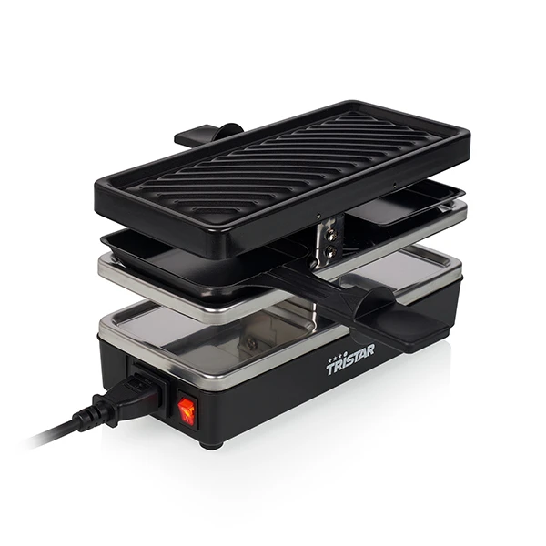 Tristar Appareil à Raclette électrique Interconnectable 2 Personnes 400 W Noir 3 Tristar Appareil à Raclette électrique Interconnectable 2 Personnes 400 W Noir