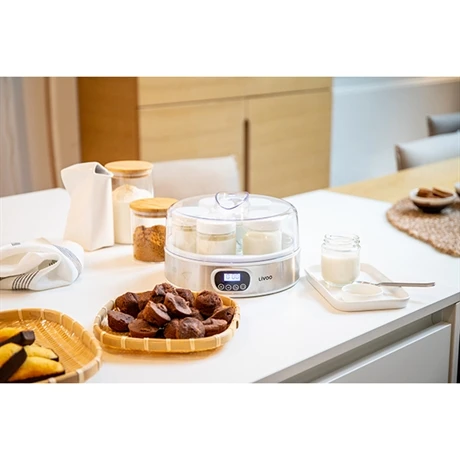 LIVOO Yaourtière Digitale 7 Pots 18 W DOP216 7 LIVOO Yaourtière Digitale 7 Pots 18 W DOP216 – Image 5