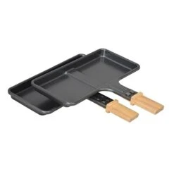 Set Appareils à Raclette Et à Fondue En Bois -Smeg Shop 789021 2 1 Set appareils a raclette et a fondue en bois Kitchen Chef Professional